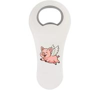 Azeeda 'Flying Pig' Bottle Opener Fridge Magnet (BO00098529)