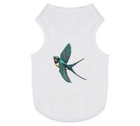 Azeeda 'Flying Swallow Bird' Pet Dog/Cat T-Shirt, XS (PT00157832)