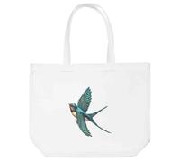 Azeeda 'Flying Swallow Bird' Tote Shopping Bag For Life (BG00084296)