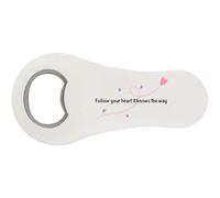 Azeeda 'Follow Your Heart' Bottle Opener Fridge Magnet (BO00098709)