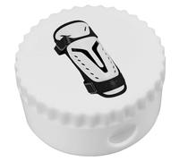 Azeeda 'Football Shin Guard' Compact Pencil Sharpener (PS00055093)