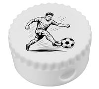 Azeeda 'Football Striker' Compact Pencil Sharpener (PS00051931)