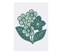Azeeda 'Forget Me Not Flowers' Temporary Tattoo - Water Resistant, Skin-Safe, Non-Toxic Transfer (TO00090489)