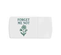 Azeeda 'Forget Me Not' Pill Box with Tablet Splitter (PI00037402)
