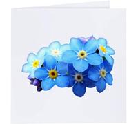 Azeeda 'Forget-Me-Nots' Blank Greeting Card (GC00010967)