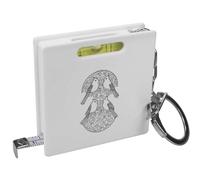 Azeeda 'Four Calling Birds' Keyring Tape Measure (KM00003974)