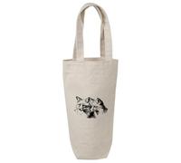 Azeeda 'Fox Couple ' Cotton Wine Bottle Gift/Travel Bag (BL00047281)