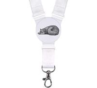 Azeeda 'Fox Portrait' Neck Strap/Lanyard (LY00046211)