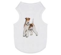 Azeeda 'Fox Terrier' Pet Dog/Cat T-Shirt, M (PT00085626)