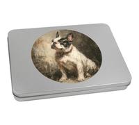 Azeeda 'French Bulldog Portrait' Storage Tin - 220mm (TT00345508)