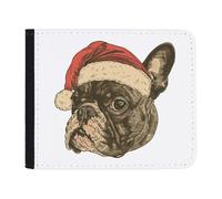 Azeeda 'French Bulldog Wearing Santa Hat' Wallet (WL00031980)