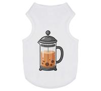 Azeeda 'French Press' Pet Dog/Cat T-Shirt, L (PT00180827)