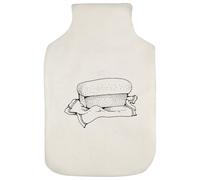 Azeeda 'French Slice Bread' Hot Water Bottle Cover (HW00046391)