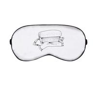 Azeeda 'French Slice Bread' Sleep/Travel Eye Mask (EY00034841)