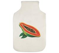 Azeeda 'Fresh Papaya Fruit' Hot Water Bottle Cover (HW00047071)