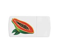 Azeeda 'Fresh Papaya Fruit' Pill Box with Tablet Splitter (PI00040555)