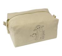 Azeeda 'Freya The Forgetful Gardener' Canvas Wash Bag/Makeup Case (CS00047118)
