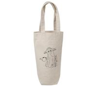 Azeeda 'Freya The Forgetful Gardener' Cotton Wine Bottle Gift/Travel Bag (BL00044327)