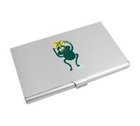 Azeeda 'Frog Dancing in The Rain' Metal Business Card Holder (CH00055495)