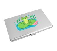 Azeeda 'Frog On A Lily Pad' Business Card Holder/Credit Card Wallet (CH00050446)