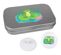 Azeeda 'Frog On A Lily Pad' Golf Markers Gift Set (GO00085356)