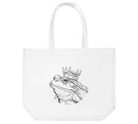 Azeeda 'Frog Prince' Tote Shopping Bag For Life (BG00084470)