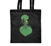 Azeeda 'Frog Sheltering From The Rain' Classic Black Tote Shopper Bag (ZB00025471)