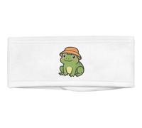 Azeeda 'Frog Wearing Bucket Hat' Beauty Head Band/Hair Band (HB00040329)