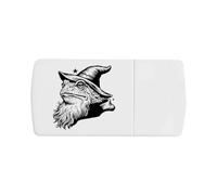 Azeeda 'Frog Wizard' Pill Box with Splitter (PI00045859)