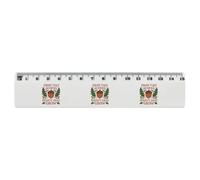 Azeeda 'From Tiny Acorns Mighty Oaks Grow' 15cm (6 Inch) White Plastic Ruler (RL00101899)