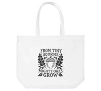 Azeeda 'From Tiny Acorns Mighty Oaks Grow' Tote Shopping Bag For Life (BG00086373)
