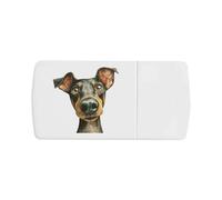 Azeeda 'Funny Austrian Pinscher' Pill Box with Tablet Splitter (PI00042709)