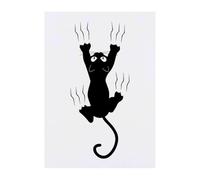 Azeeda 'Funny Climbing Cat' Temporary Tattoo - A6 (TO00097999)