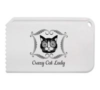 Azeeda 'Funny Crazy Cat Lady' Plastic Ice Scraper (IC00051944)