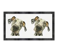 Azeeda 'Funny Dalmatian Dog Portrait' Pet Feeding Mat (PM00037278)