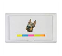 Azeeda 'Funny Doberman Dog Portrait' Sticky Note Ruler Pad (ST00046653)
