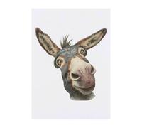 Azeeda 'Funny Donkey' Temporary Tattoo - Water Resistant, Skin-Safe, Non-Toxic Transfer (TO00104885)