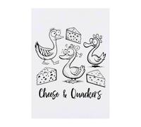 Azeeda 'Funny Ducks With Cheese' Temporary Tattoo - Water Resistant, Skin-Safe, Non-Toxic Transfer (TO00093445)