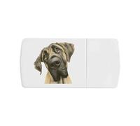 Azeeda 'Funny English Mastiff Dog' Pill Box with Tablet Splitter (PI00043069)