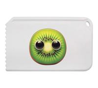 Azeeda 'Funny Face Kiwi Fruit Slice' Plastic Ice Scraper (IC00048049)