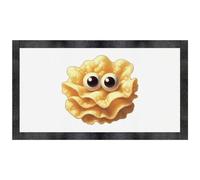 Azeeda 'Funny Face Poppadoms' Pet Feeding Mat (PM00034683)