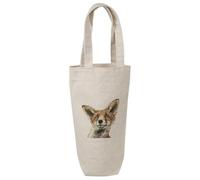 Azeeda 'Funny Fox' Cotton Wine Bottle Gift/Travel Bag (BL00050071)