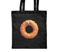 Azeeda 'Funny Fried Onion Ring' Classic Black Tote Shopper Bag (ZB00029574)