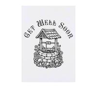 Azeeda 'Funny Get Well Soon' Temporary Tattoo - A6 (TO00106469)