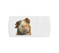 Azeeda 'Funny Guinea Pig' Pill Box with Tablet Splitter (PI00043499)