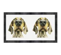 Azeeda 'Funny Harrier Dog' Pet Feeding Mat (PM00037810)