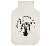 Azeeda 'Funny House Plant Killer' Hot Water Bottle Cover (HW00048567)