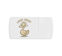 Azeeda 'Funny Lucky Duck' Pill Box with Tablet Splitter (PI00039280)