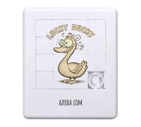 Azeeda 'Funny Lucky Duck' Sliding Puzzle (PZ00040873)
