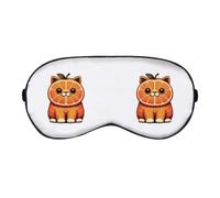 Azeeda 'Funny Orange Cat' Sleep/Travel Eye Mask (EY00030843)